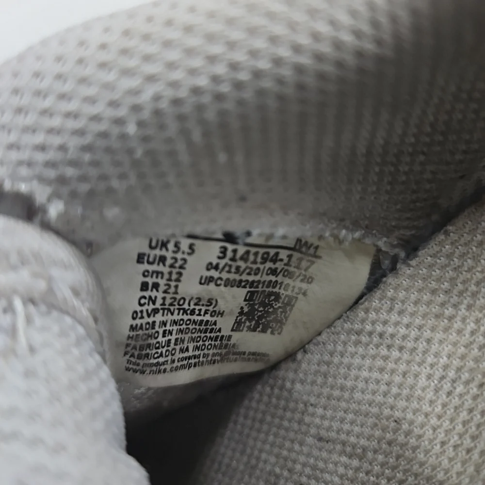Nike Baby Boy's Nike Force 1( Infant/Toddler) White size 6 - Picture 12 of 12